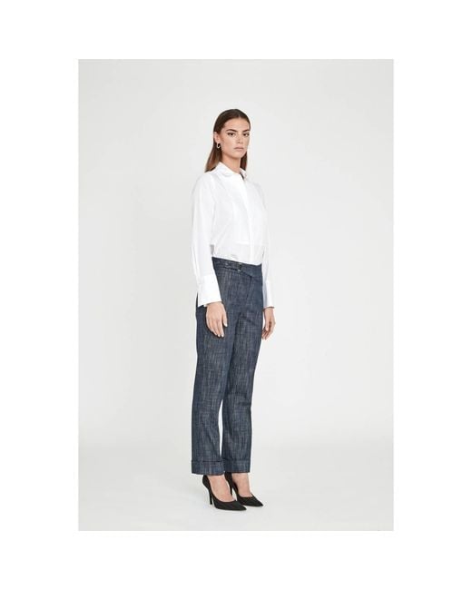 The Extreme Collection Blue Denim Trousers Atelier Milan