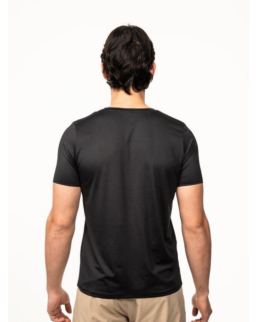 Saved Lab Black Performance Tee for men