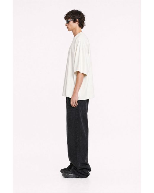 mysimplicated Natural Neutrals Signal Over Noise Oversized Off- Tee for men