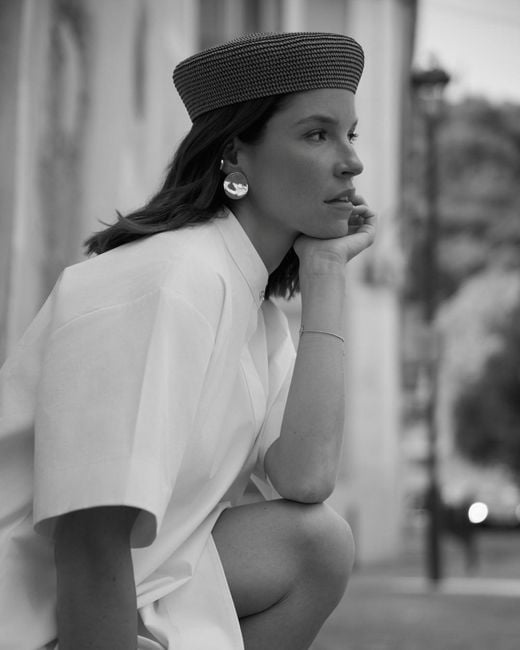 Fob Paris White Amina Shirt Dress