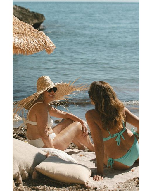 Aqva Swimwear Blue Aqva Tortuga Bikini Bottom