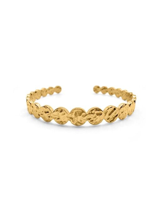 Evie Jewelry Metallic Press Play Cuff Bracelet