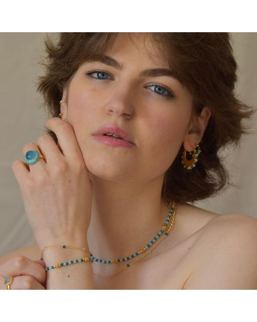 GEM BAZAAR Metallic Ocean Mist Chain