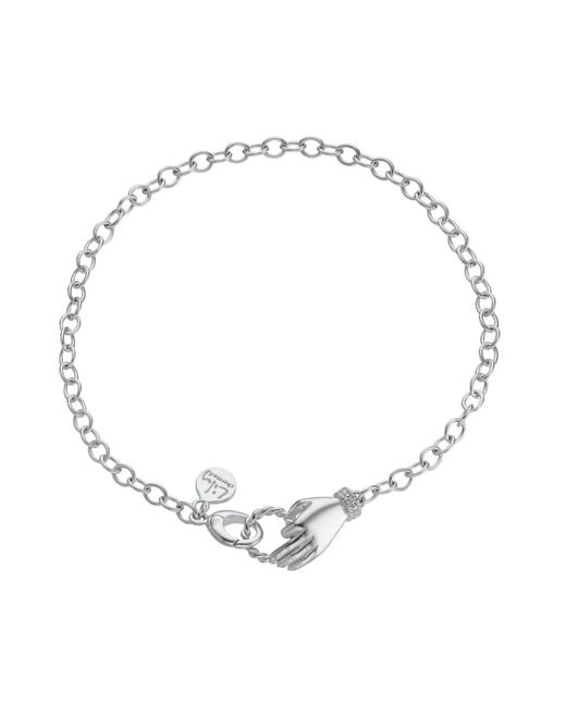 Lily Charmed Metallic Sterling