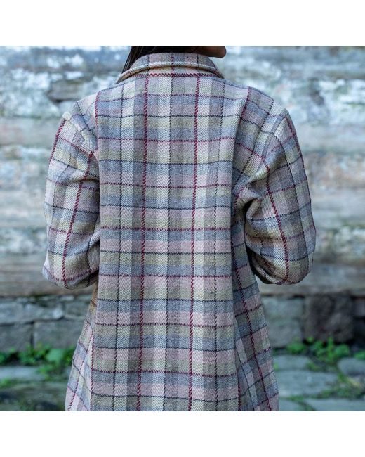 Charkha & Loom Brown Neutrals Sirius Plaid Shirt Shacket Checks for men