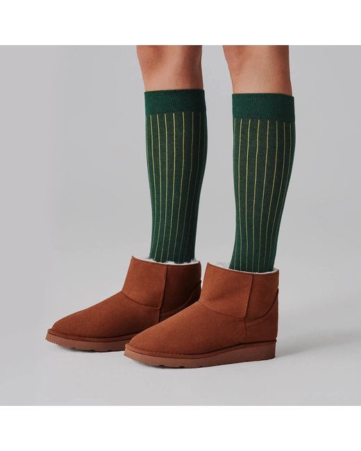 The New Orchard Green Knee-High Vegan Socks