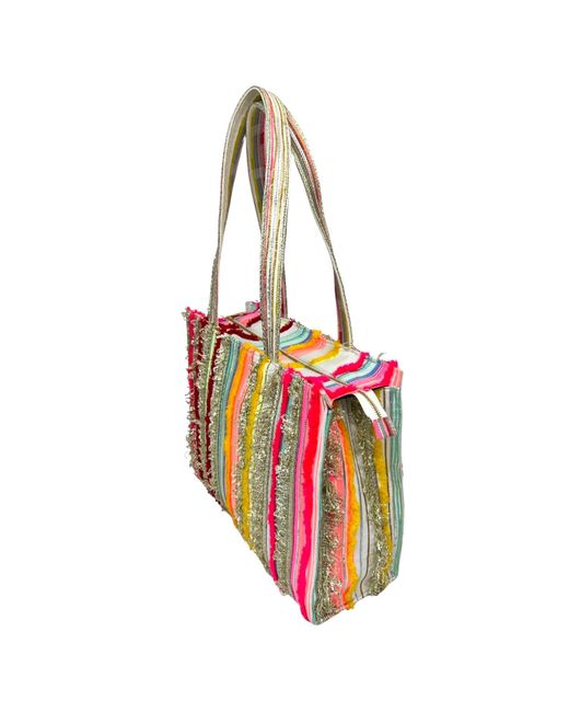 Simitri Red Raasta Tote Bag