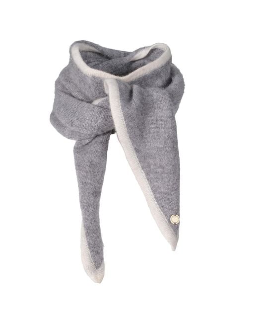 tirillm Gray Ayla Small Neck Scarf