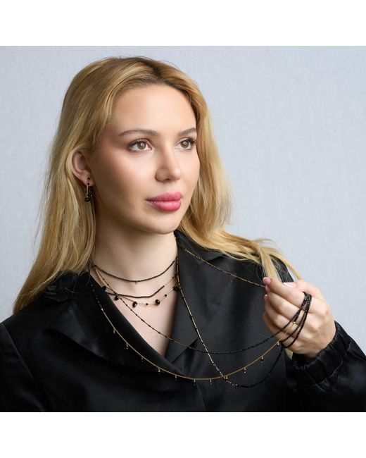 Corina Mardari Jewelry Metallic Spinel Filled Chocker Necklace