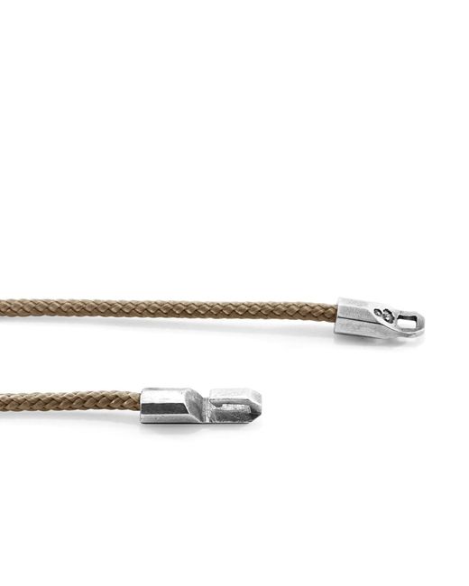 Anchor and Crew Metallic Sand Talbot & Rope Bracelet for men
