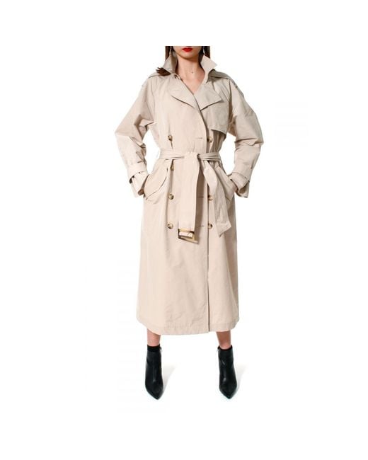 AGGI by HALEWSKI Natural Céline Beige Trench-coat