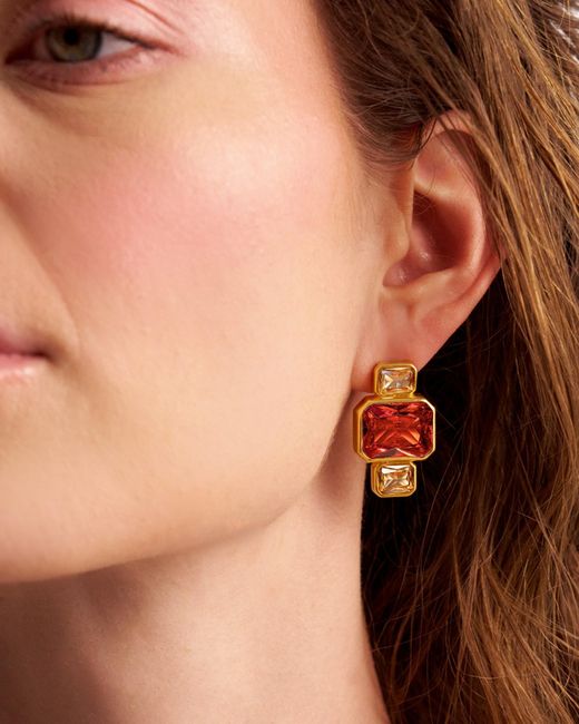Kybele Studio Orange Luma Earrings