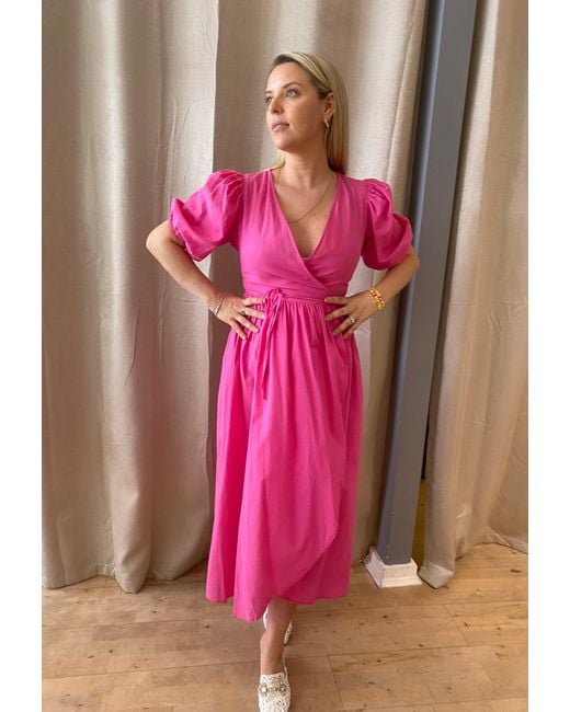 Lula-Ru Pink Belle Cotton Dress
