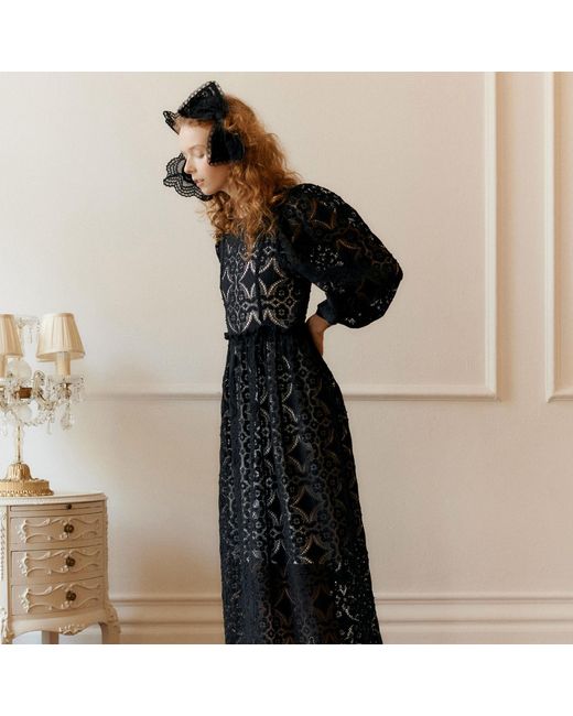 Lisa The Label Black Valentine Heart Dress