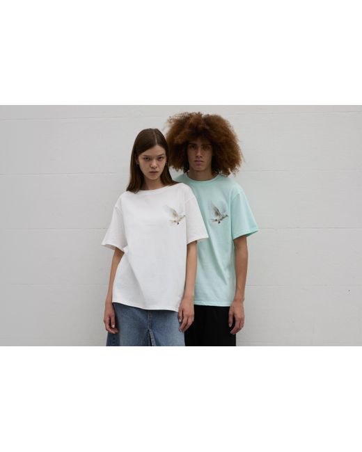 Sour Figs Blue Flying Dove Print T-Shirt