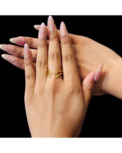 Aki Roc Jewelry Metallic The Hug Ring
