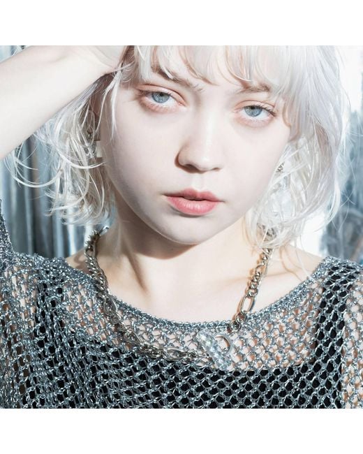 Iostudio Metallic Glam Chain Mantel Necklace
