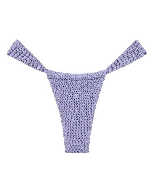 Montce Purple Lavender Crochet Sandra Bikini Bottom