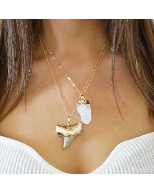 Smilla Brav Metallic Quartz Necklace Ocean
