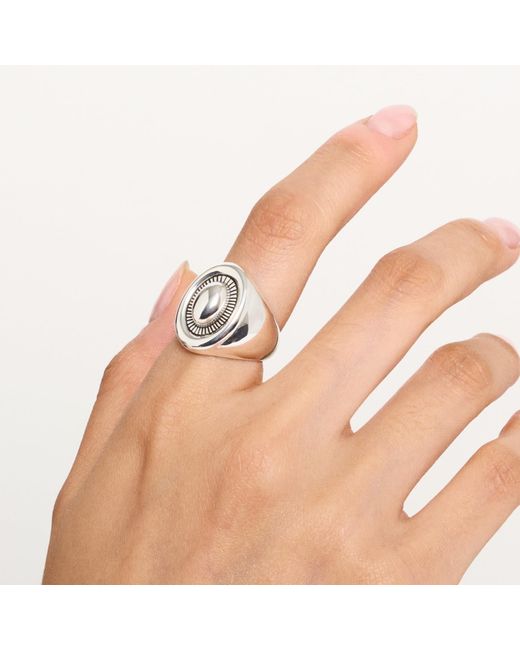Stone Fruit Metallic Ranch Ring