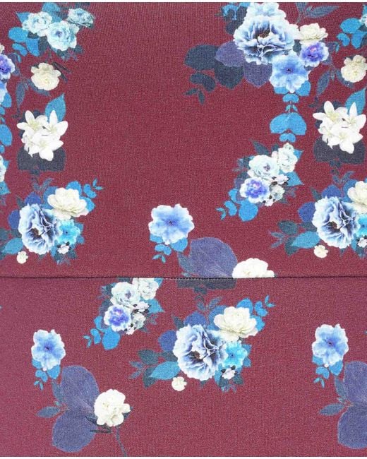 Sophie Cameron Davies Purple Floral Cotton Maxi Dress