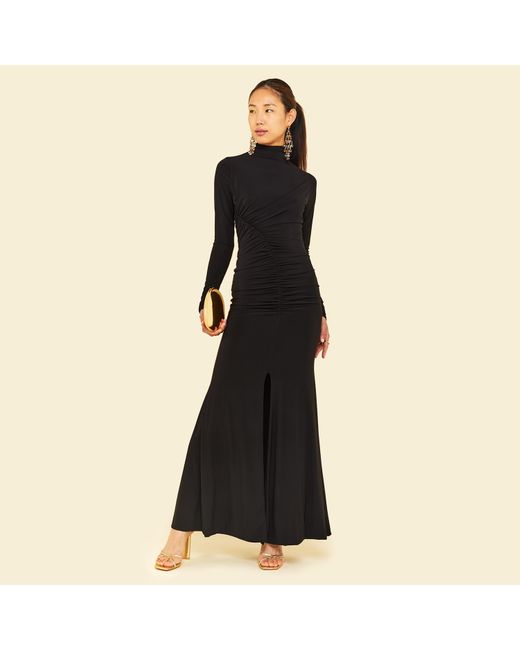 Celestine & Mae Black Silene Maxi Dress
