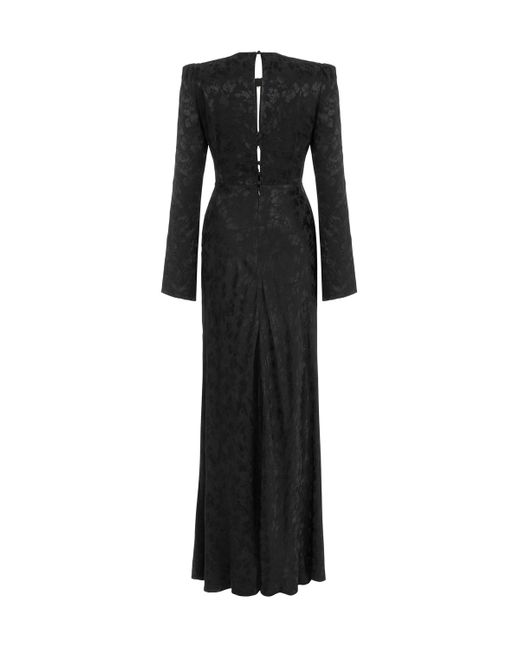 Nocturne Black Cut-out Long Dress