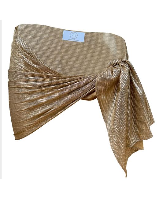 GeeGee Collection Brown Destello Beach Skirt