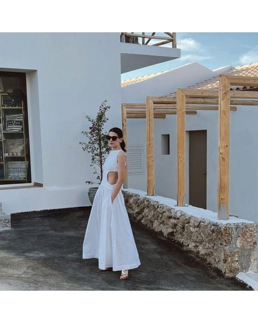 Concepto White Museum Cotton Dress