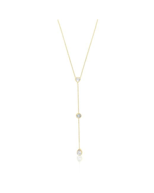 SHYMI Metallic Fancy Shape Lariat