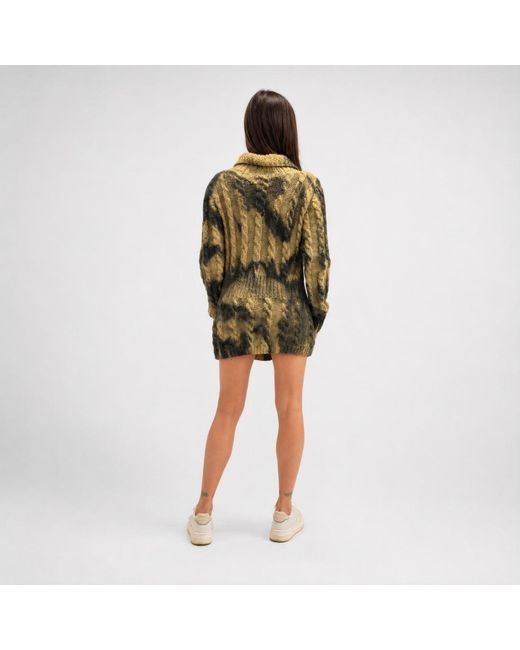 Zasta Studio Green Hand-Dyed Wool Knit Sweater B