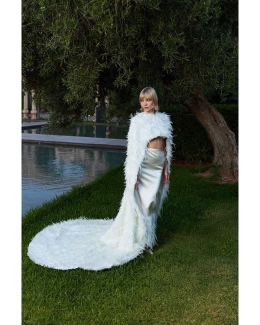 Syla Atelier White Şehper Skirt