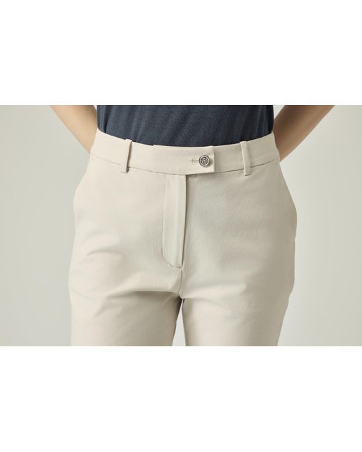 Elune Mode Natural Basic Pants _ Soft Stone