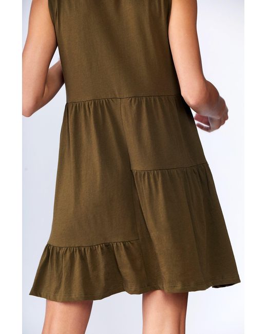 LOVETRUST Green Josephine Tiered Dress