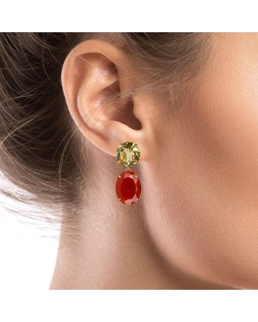 Bounkit Metallic Vanessa Earrings