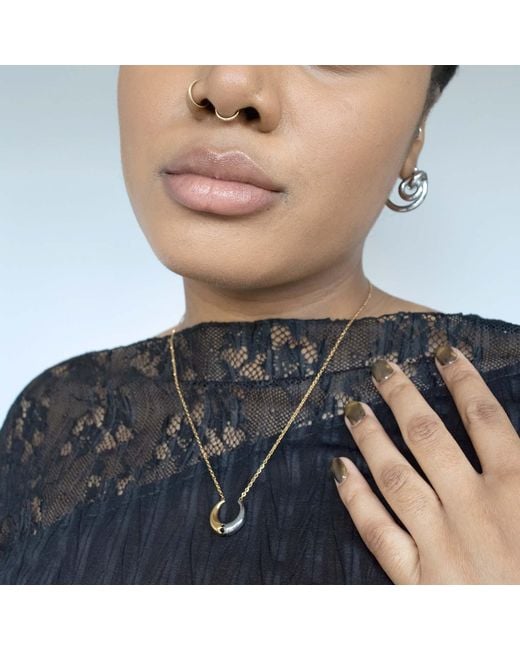 Superdivajewellery Metallic Kiely Mixed Metal Necklace