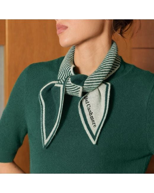 Bel Cashmere Green Roma Cashmere Sweater