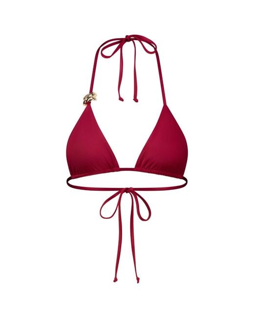 Franca Vinka Red Luisa Bikini Top