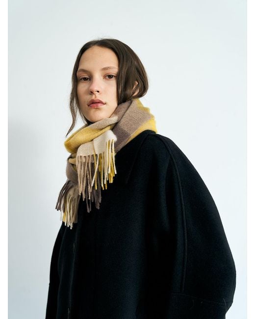 Lost Pattern Multicolor Plaid Cashmere Scarf