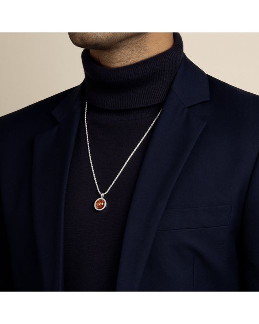 Rahul Patel Collection Red Genesis Amber Amulet for men