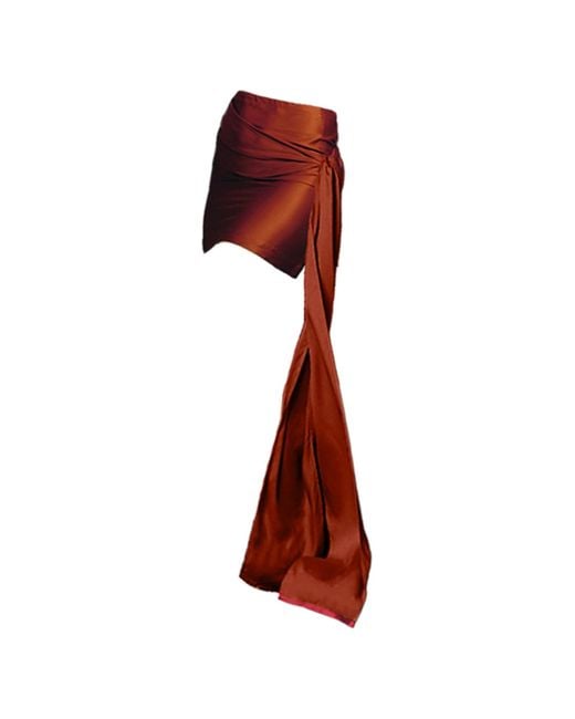 Gajú Red Soho Skirt