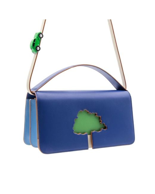 Absurde Blue Speed Limit Medium Bag