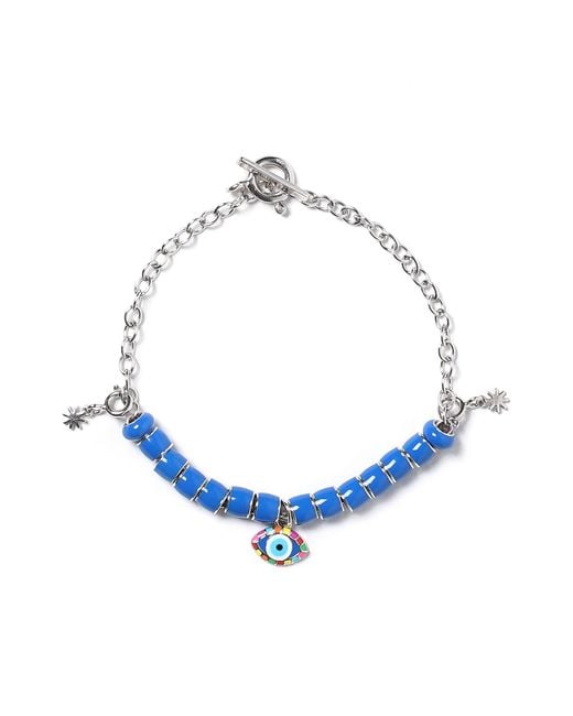 Pinnole Blue Keep An Eye Out Bracelet