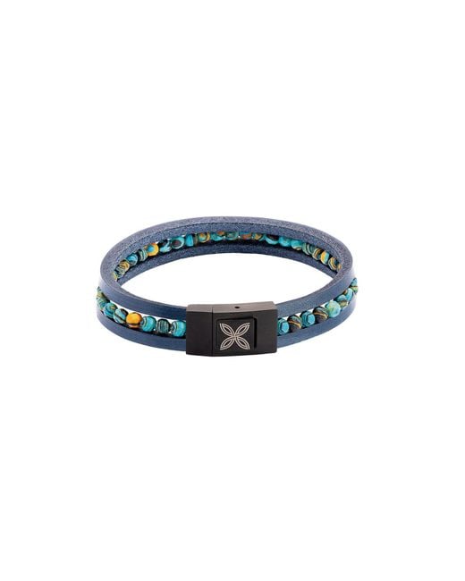 Tateossian Blue Thompson Combinar Bracelet for men