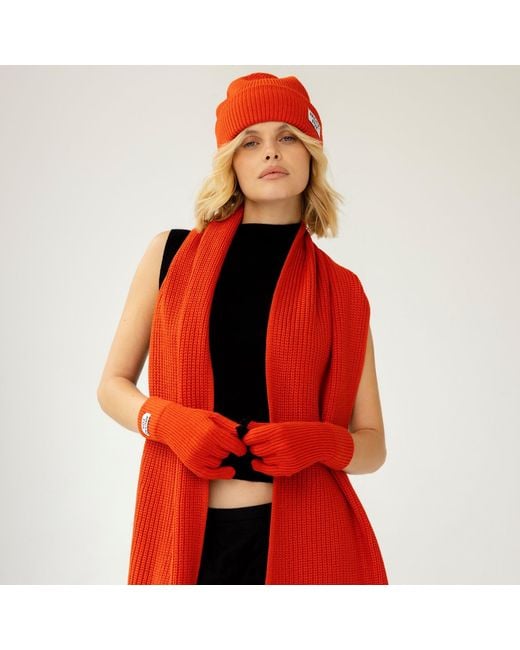 Arctic Fox & Co. Red Recycled Bottle Scarf