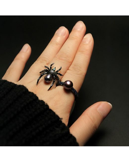 Ninemoo Blue Midnight Orbit Ring
