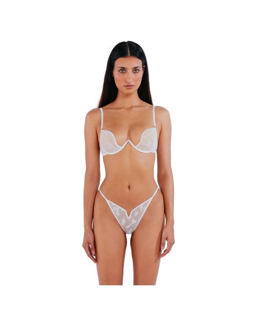 Perilla Lingerie Natural Harlow Bra Off