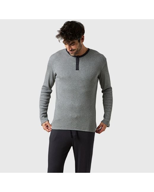 Zd - Zero Defects Gray Long Modal Pyjamas Max for men
