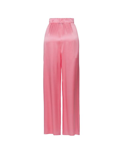 Anse Victorin Pink Emma Silk Pants