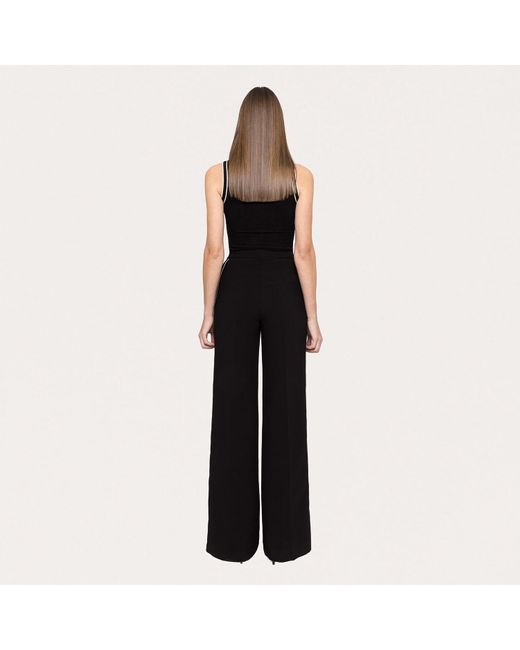 Nissa Black High-Waisted Pants